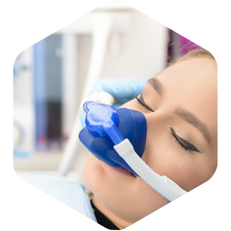 Patient given nitrous oxide